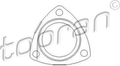 Topran 206 192 прокладка, труба выхлопного газа на OPEL VECTRA C универсал