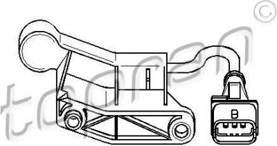 Topran 206 206 датчик частоты вращения, управление двигателем на OPEL VECTRA B (36_)