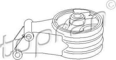 Topran 206 561 подвеска, двигатель на OPEL VECTRA C универсал