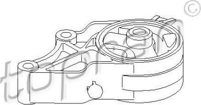 Topran 206 577 подвеска, двигатель на OPEL VECTRA C универсал