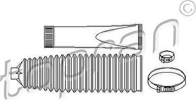 Topran 206 632 комплект пылника, рулевое управление на OPEL ASTRA G универсал (F35_)