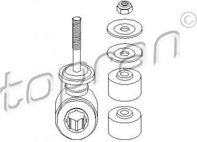 Topran 206 942 ремкомплект, соединительная тяга стабилизатора на OPEL ASTRA F Наклонная задняя часть (53_, 54_, 58_, 59_)