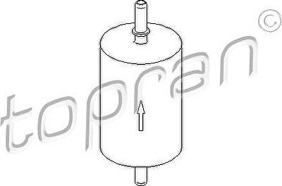 Topran 207 024 топливный фильтр на RENAULT LAGUNA I (B56_, 556_)