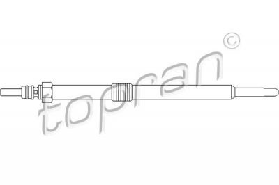 Topran 207 046 свеча накаливания на OPEL MOVANO Combi (J9)