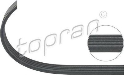 Topran 207 047 поликлиновой ремень на OPEL VIVARO фургон (F7)