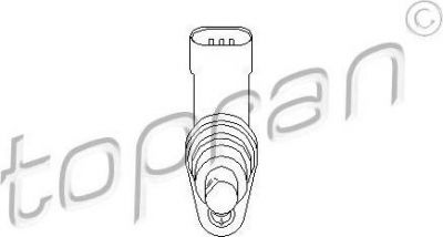 Topran 207 068 датчик частоты вращения, управление двигателем на OPEL CORSA D