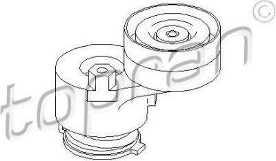 Topran 207 076 натяжитель ремня, клиновой зубча на NISSAN PRIMASTAR автобус (X83)