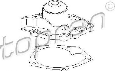 Topran 207 099 водяной насос на RENAULT LAGUNA II Grandtour (KG0/1_)