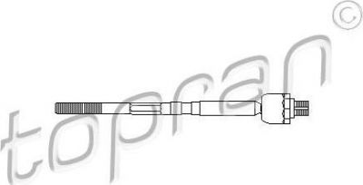 Topran 207 144 осевой шарнир, рулевая тяга на 3 (E30)