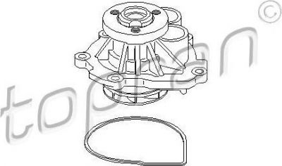 Topran 207 158 водяной насос на OPEL INSIGNIA