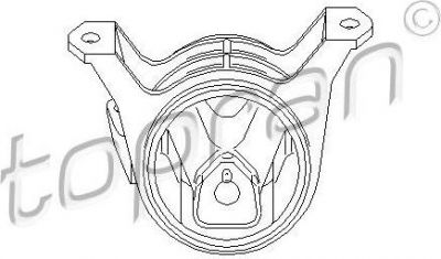 Topran 207 208 подвеска, двигатель на OPEL ASTRA H (L48)