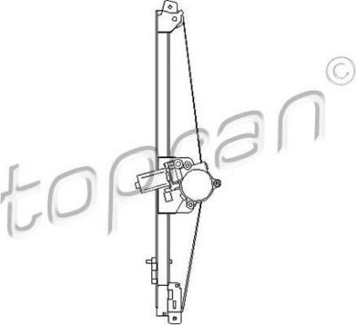 Topran 207 363 подъемное устройство для окон на NISSAN PRIMASTAR фургон (X83)