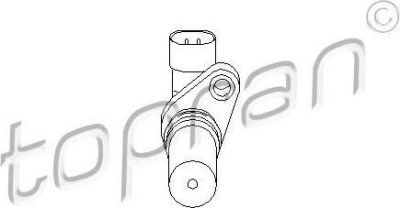Topran 207 414 датчик частоты вращения, управление двигателем на OPEL ASTRA H фургон (L70)