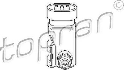 Topran 207 423 датчик, давление во впускном газопроводе на OPEL VECTRA C универсал