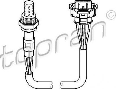 Topran 207 430 лямбда-зонд на OPEL ZAFIRA B (A05)