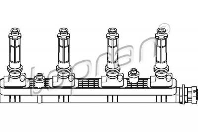 Topran 207 472 катушка зажигания на OPEL ASTRA H TwinTop (L67)