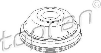 Topran 207 743 опора стойки амортизатора на OPEL CORSA D