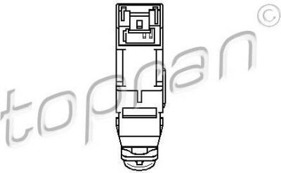 Topran 207 819 выключатель, привод сцепления (tempomat) на OPEL VECTRA C GTS