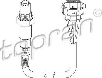 Topran 207 859 лямбда-зонд на OPEL COMBO Tour