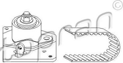 Topran 207 960 комплект ремня грм на RENAULT LAGUNA II (BG0/1_)