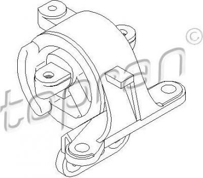 Topran 300 039 подвеска, автоматическая коробка передач на OPEL KADETT E Combo (38_, 48_)