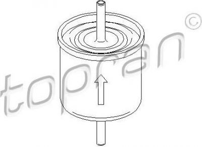 Topran 300 051 топливный фильтр на NISSAN BLUEBIRD Hatchback (T72, T12)