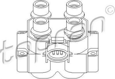 Topran 300 595 катушка зажигания на FORD MONDEO II (BAP)