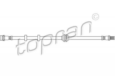 Topran 301 058 тормозной шланг на FORD FOCUS (DAW, DBW)