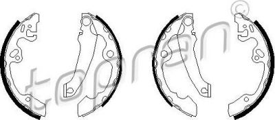 Topran 301 306 комплект тормозных колодок на FORD FOCUS (DAW, DBW)