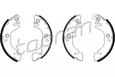 Topran 301 310 комплект тормозных колодок на FORD TRANSIT c бортовой платформой/ходовая часть (E_ _)
