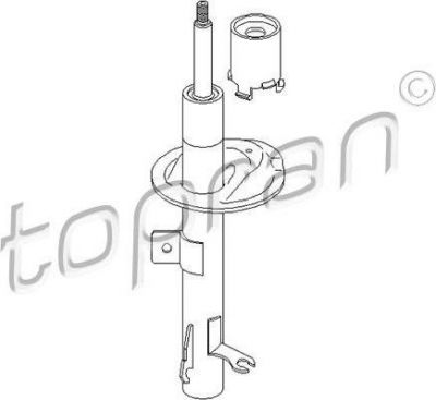 Topran 301 323 амортизатор на FORD FOCUS седан (DFW)