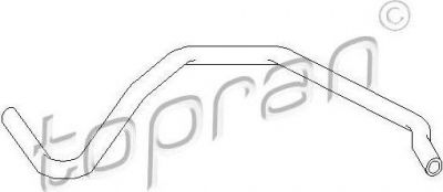 Topran 301 428 шланг радиатора на FORD FOCUS (DAW, DBW)