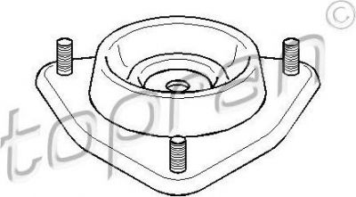 Topran 301 970 опора стойки амортизатора на FORD ESCORT VII седан (GAL, AFL)