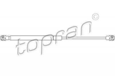 Topran 302 100 газовая пружина, крышка багажник на FORD FOCUS (DAW, DBW)