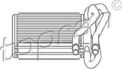 Topran 302 114 теплообменник, отопление салона на FORD FUSION (JU_)