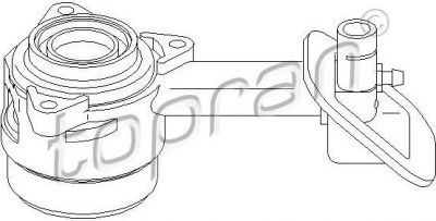 Topran 302 135 центральный выключатель, система сцепления на FORD FOCUS (DAW, DBW)