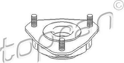 Topran 302 238 опора стойки амортизатора на FORD FOCUS седан (DFW)