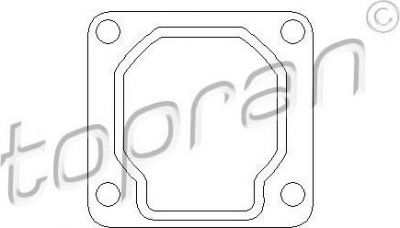 Topran 302 242 прокладка, труба выхлопного газа на FORD MONDEO III седан (B4Y)