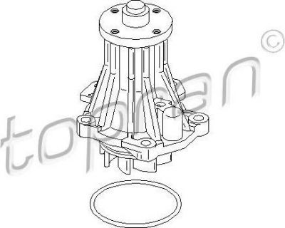 Topran 302 424 водяной насос на FORD SCORPIO I (GAE, GGE)