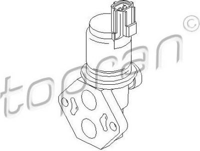 Topran 302 445 поворотная заслонка, подвод воздуха на FORD FOCUS (DAW, DBW)