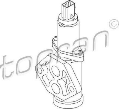 Topran 302 682 поворотная заслонка, подвод воздуха на FORD SCORPIO I (GAE, GGE)