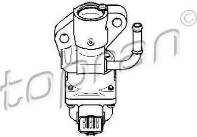 Topran 302 692 клапан возврата ог на FORD C-MAX (DM2)