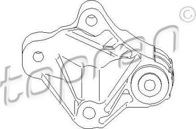 Topran 304 014 подвеска, ступенчатая коробка передач на FORD FOCUS C-MAX