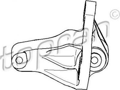 Topran 304 016 подвеска, ступенчатая коробка передач на FORD FOCUS III седан