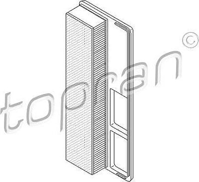 Topran 304 056 воздушный фильтр на FIAT IDEA (350_)