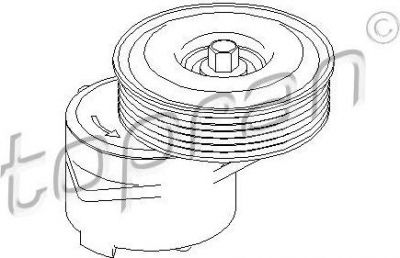 Topran 304 096 натяжитель ремня, клиновой зубча на SKODA OCTAVIA Combi (1Z5)