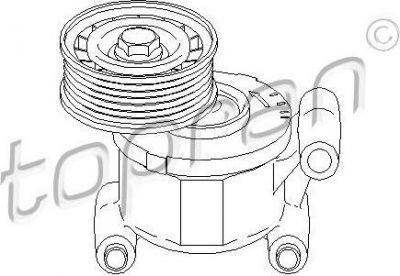 Topran 304 100 натяжитель ремня, клиновой зубча на FORD FOCUS C-MAX