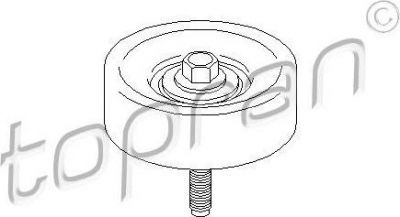 Topran 304 120 паразитный / ведущий ролик, поликлиновой ремень на FORD FOCUS седан (DFW)