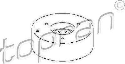 Topran 400 006 натяжной ролик, поликлиновой ремень на MERCEDES-BENZ S-CLASS (W140)