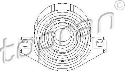 Topran 400 083 подвеска, карданный вал на MERCEDES-BENZ 190 (W201)